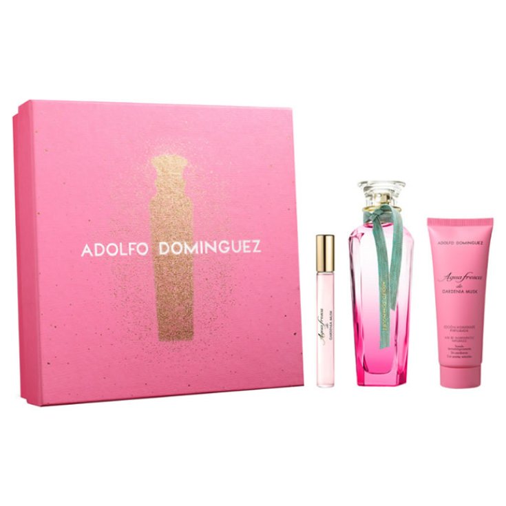 Adolfo Dominguez Agua Fresca Gardenia Moschus Eau de Toilette Spray 120ml Set 3 Teile 2019