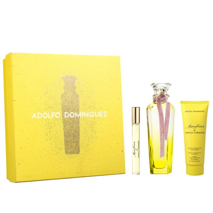 Adolfo Dominguez Agua Fresca Mimosa Coriandro Eau de Toilette Spray 120ml Set 3 Teile 2019