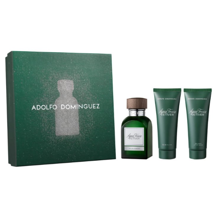Adolfo Dominguez Agua Fresca Vetiver Eau de Toilette Spray 120ml Set 3 Teile 2019