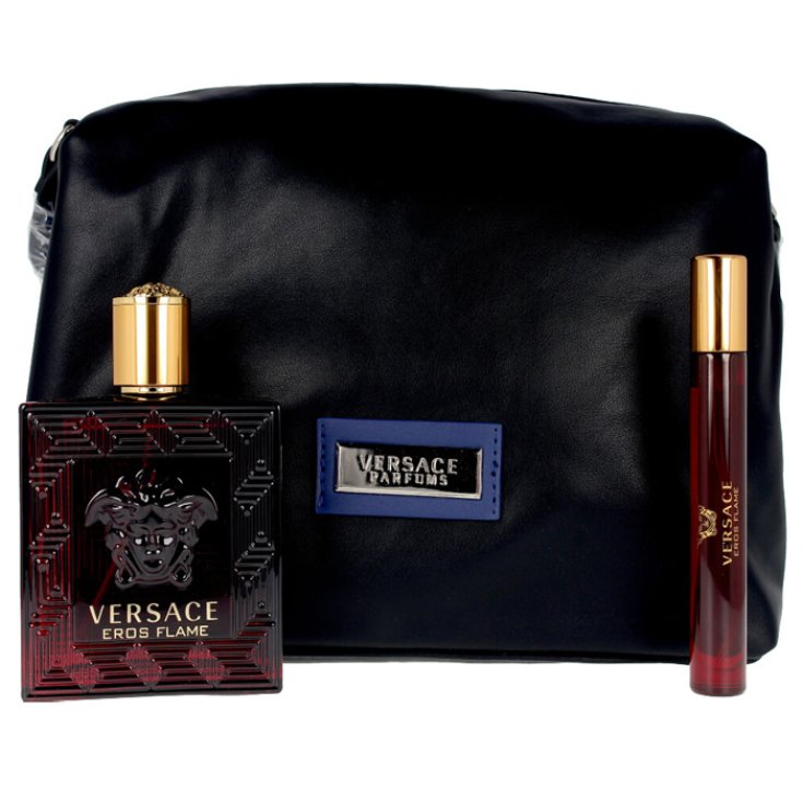 Versace Eros Flame Eau de Parfum Spray 100ml Set 3 Stück 2019