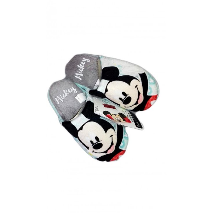 Pantoffel Kind Disney Mickey wassergrün Gr. 30/31