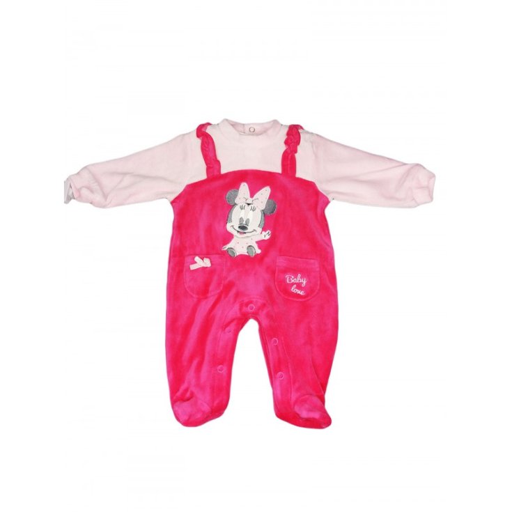 Strampler Chenille Baby Mädchen Arnetta Disney Baby Minnie Fuchsia 3 m