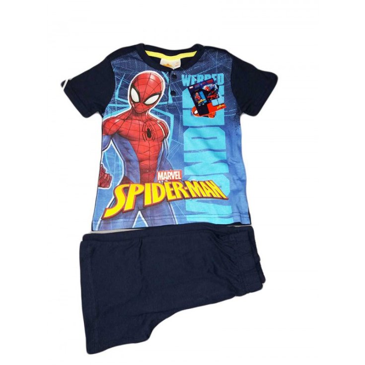 Blauer 4A Spiderman Baby Boy Shorts T-Shirt Schlafanzug