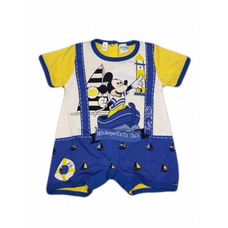 Neugeborenes Mädchen Strampler Ellepi Disney Baby Mickey gelb 3 m