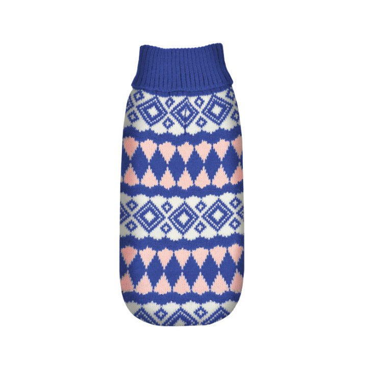 RECORD-PULLOVER CERVINIA BLAU ROSA XXX