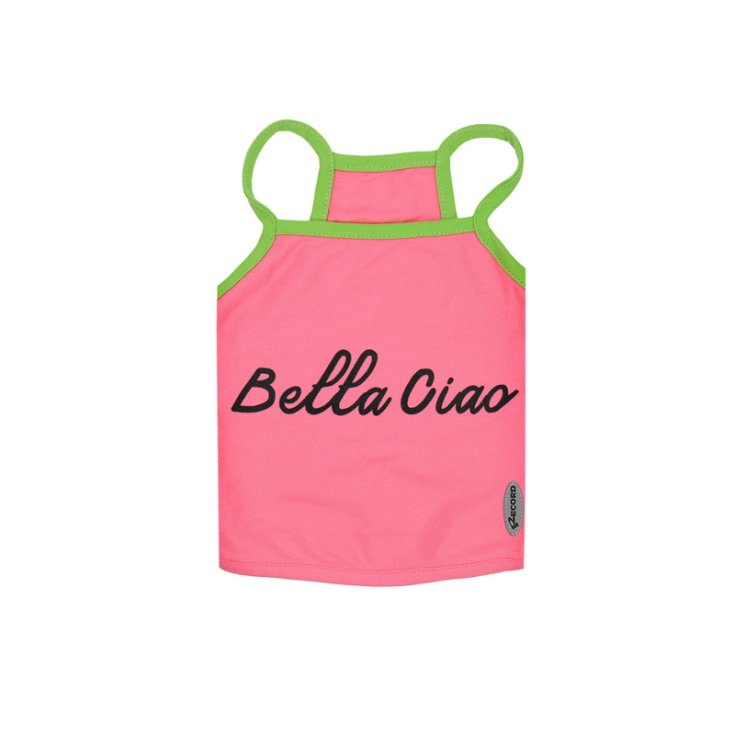 RECORD TANKTOP BELLA CIAO ROSA, GRÜN XX