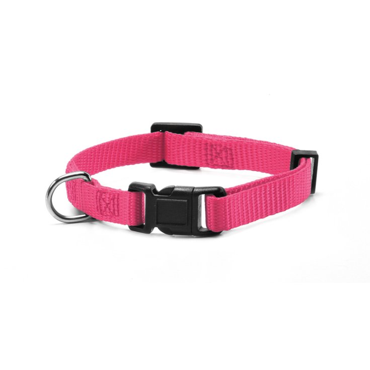 RECORD HALSBAND AUS NYLON MIT CLIP ROSA XS 1X