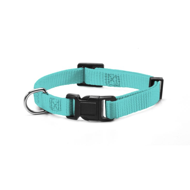 RECORD-HALSBAND NYLON AQUAMARINE S 1,5X3
