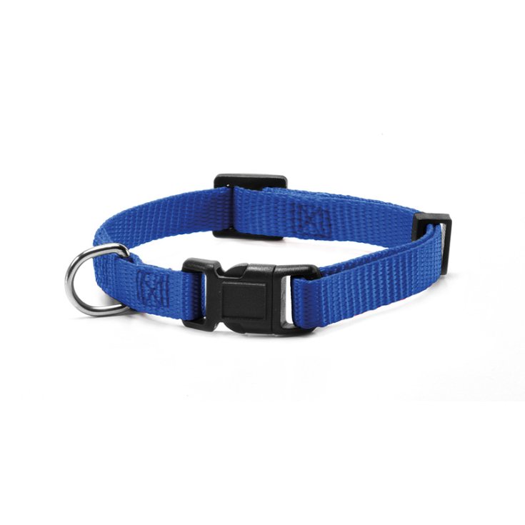 RECORD-HALSBAND AUS NYLON MIT BLAUEM CLIP M 2X40