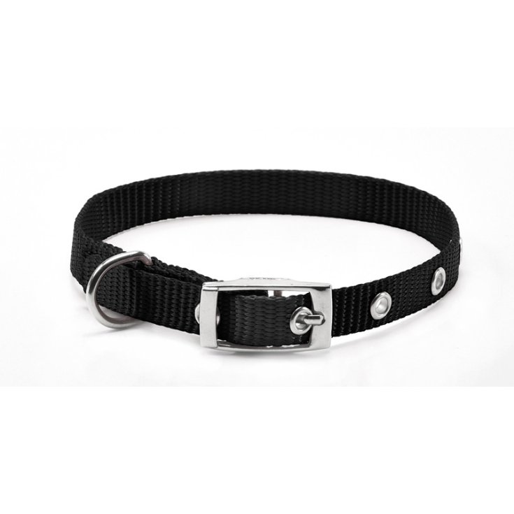 RECORD-HALSBAND AUS NYLON MIT SCHWARZER SCHNALLE 1,5