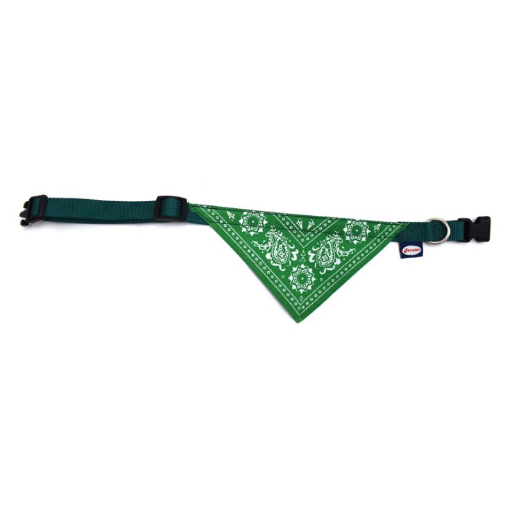 RECORD-HALSBAND NYLON-BANDANA GRÜN 1X20