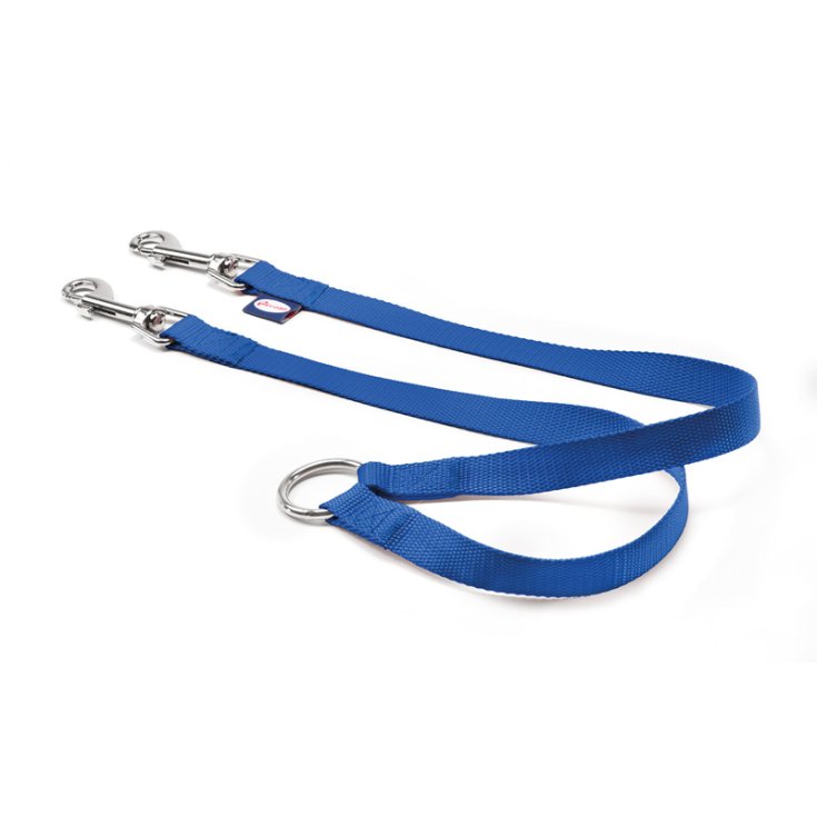 RECORD-HUNDEKOPPLER AUS BLAUEM NYLON 1,6X45