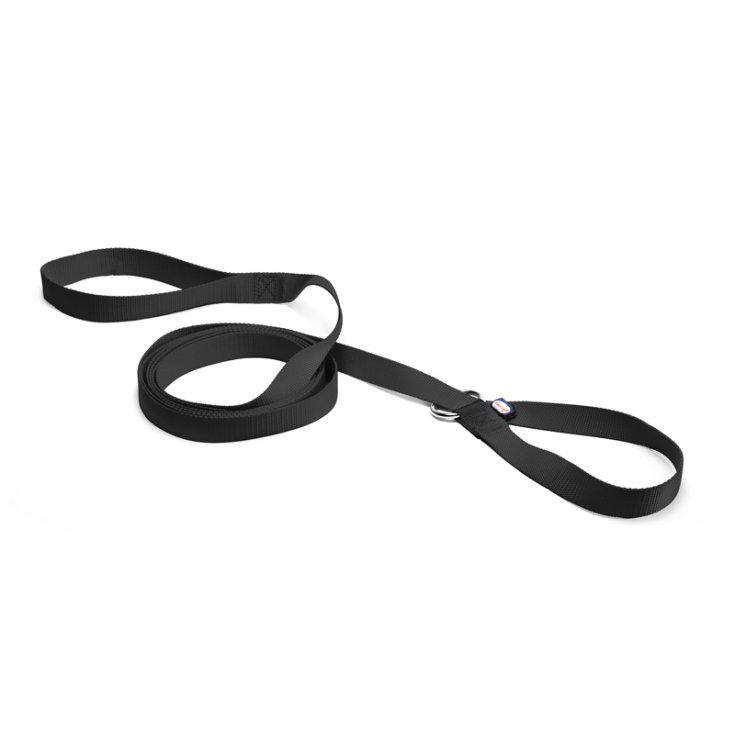 RECORD Würgeleine aus schwarzem Nylon 1
