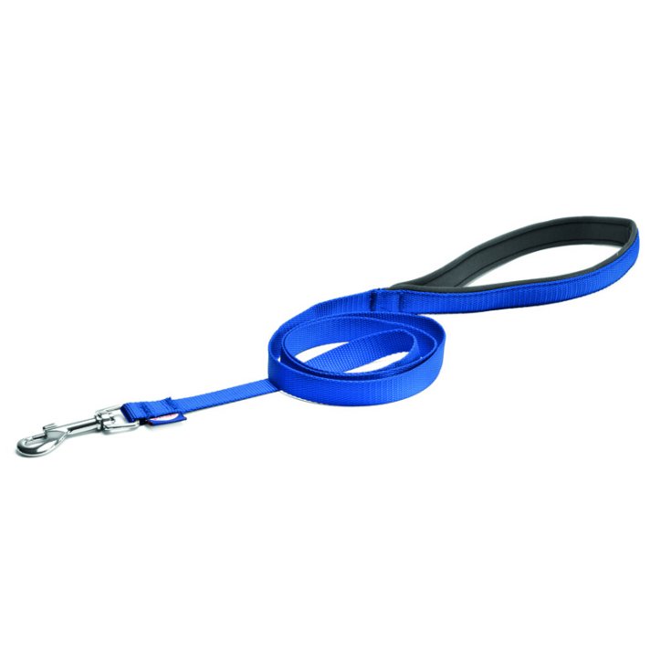 RECORD-LEINE NYLON MIT BLAUEM NEOPREN