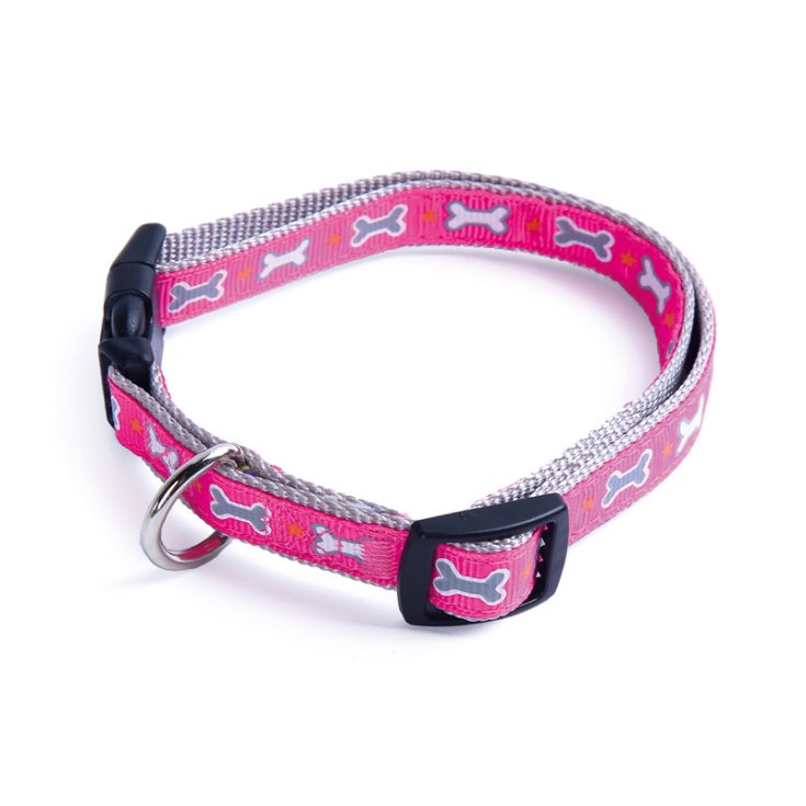 RECORD KLEINES ROSA NYLON-HALSBAND 1X20