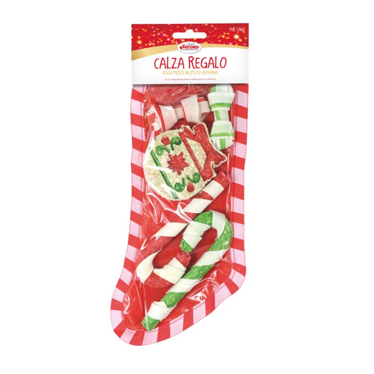 CHRISTMAS RECORDS GESCHENKSOCKEN MIT SNACK C