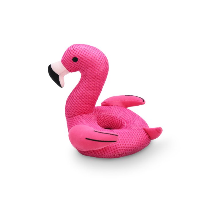 ROSA FLAMINGO-SCHALLPLATTE 17,5X16X14,5CM